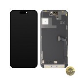 Display cu Touchscreen GX pentru Apple iPhone 14 Pro cu Rama Versiune OLED IC Movable Negru