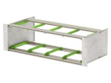 Carcasă BOPLA 19&quot; 3U 132,5x218mm Stelaj Montare BGT 22380.PI -BN_SET