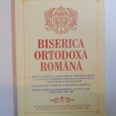 BISERICA ORTODOXA ROMANA , ANUL CXXVI , NR. 7-12 , IULIE - DECEMBRIE , 2008