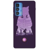 Husa compatibila cu Motorola Edge 20 Lite model Genshin Impact Keqing, Silicon, TPU, Viceversa, Transparent, Carcasa