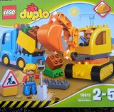 Lego Duplo - Camion și excavator cu senile, seria 10812