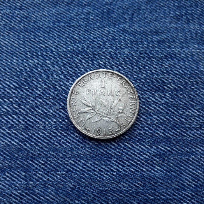 1 Franc 1915 Franta franc argint
