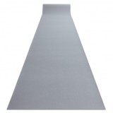 Traversa anti-alunecare RUMBA o singură culoare gri, 100 cm, Dreptunghi, Polipropilena