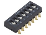 Comutator DIP-SWITCH 7 Secțiuni OFF-ON 24VDC
