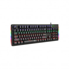 Tastatura gaming mecanica T-Dagger Bermuda Iluminare Rainbow Black foto