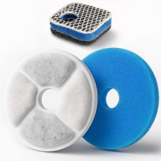 Filtru Rezerva pentru Dispenser de Apa Linomag&reg; de 2L, pentru Caini si Pisici, 10.5cm x 10.5cm