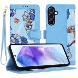 Husa personalizata fete Samsung Galaxy A55 5G Techsuit FlipCraft, bleu