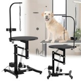 Masă veterinară de toaletare pentru groomeri, un singur lesă, acționare electrică.