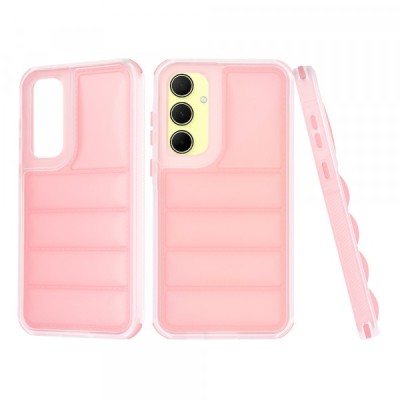 Husa pentru Samsung Galaxy A35 5G A356, Techsuit, Wave Shield, Roz foto
