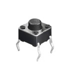 Buton microcontact 4 pini OFF-ON fara retinere 6x6mm buton 1.5mm de, Oem