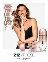 Carolina Herrera 212 VIP Rose EDP 80ml pentru Femei fara de ambalaj foto