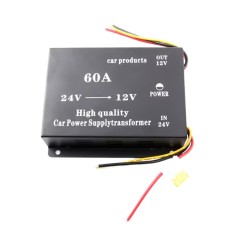 Convertor Coborator de Tensiune 24V - 12V, 60A, 600W &ndash; Ideal pentru Rulote, Camioane si Alte Vehicule