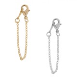 Extensie lanț Bijuterii, Language of Jewels, Model 9cm, Culoare Aurie și Argintie, Oem