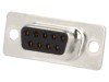 Conector D-Sub 9 pini mamă aurit