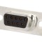 Conector D-Sub 9 pini mamă aurit