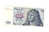 Bancnota Germania 10 mark/marci 2 ianuarie 1980, stare buna