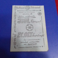 program Jiul - FC Olt