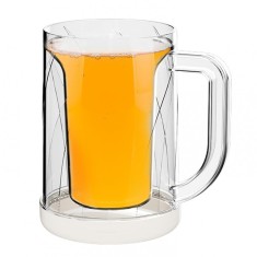 Cana Frigorifica cu Gheata, Flippy, 14.2 x 10.4 x 14.7 cm, Plastic, 800 ml, Transparent foto