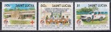 St. Lucia 1989 - 125 de ani de la &icirc;nființarea Crucii Roșii Internaționale, MNH