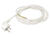 Cablu PVC 3m 3x0,75mm2 CEE 7/7 (E/F) Ştecăr &icirc;n unghi