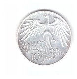 Moneda Germania 10 mark/marci 1972 G, Jocurile olimpice de la Munchen, stare buna, curata