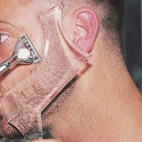 Pieptene Contur Barba &amp; Mustata PRO / Sablon pentru Barba &amp; Mustata ca la Salon Transparent