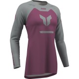 MBS Tricou motocross/enduro dama THOR RIDEMODE MENACE, gri/violet, XL, Cod Produs: 29110360PE