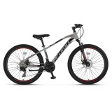 Bicicleta MTB Umit Arcus M-MSD, culoare negru/rosu, roata 27.5&quot;, cadru otel, fra... Cod:52913170003