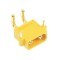 Soclu alimentare DC XT30 tata 2 pin pentru PCB THT galbena AMASS XT30PW-M