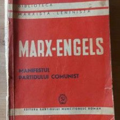 Manifestul Partidului Comunist- Marx Engels