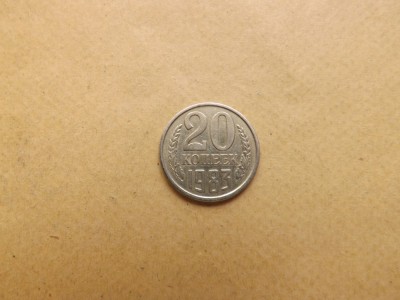 Rusia / URSS 20 Kopeek / Kopeici / Kopecks 1983 - MR 2 foto