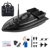 Barca pentru nadit, plantat momeala cu telecomanda, ABS, Motor dublu, 500 m, Capacitate 1.5 kg, 5200mAh, Negru