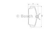 Set placute frana,frana disc NISSAN PRIMERA Hatchback (P11) (1996 - 2002) BOSCH 0 986 424 781
