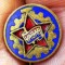 I.906 INSIGNA STICKPIN UNGARIA VASAS h16mm email