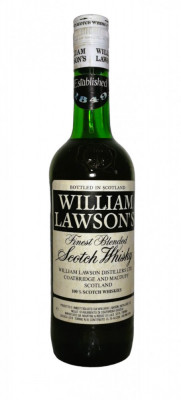 whisky WILLIAM LAWSON&amp;#039;S. IMP. MARTINI &amp;amp; ROSSI ITALY, CL. 75 gr 40 ANII 1980/90 foto