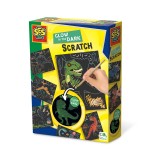 Set creativ - Razuieste Dinozauri Glow-in-the-Dark