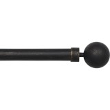 Galerie Perdea Simpla Ext 210-380 Cm/Fi28/Gaia &ndash; Negru/Auriu Material Fier Forjat