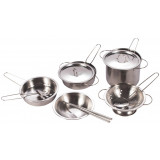 Set de vase metalice de bucatarie, Malplay 107558