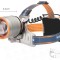 Lanternă frontală multifuncțională, echipată cu LED de 60W și acumulator Li-Ion incarcare USB