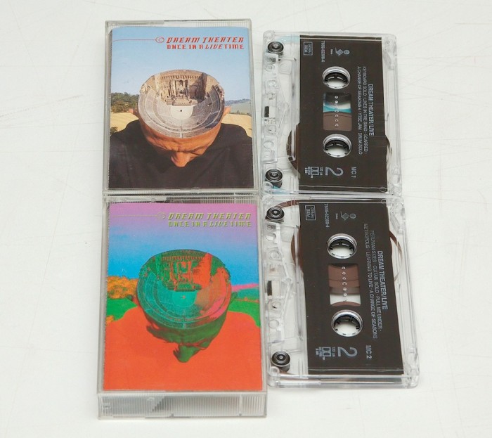 Dream Theater &ndash; Once In A Livetime - caseta dubla audio originala Elektra NOUA
