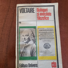 Dialoguri si anecdote filozofice de Voltaire