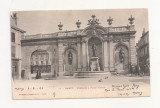 FV1 -Carte Postala - FRANTA - Nancy, Fontaine ,Place Callot , circulata 1902, Fotografie
