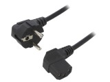 Cablu Schuko Negru 1,5m 10A 250V 3x0,5mm2