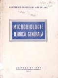 MICROBIOLOGIE SI TEHNICA GENERALA-COLECTIV-345127