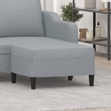 VidaXL Taburet, gri deschis, 70x55x41 cm, material textil