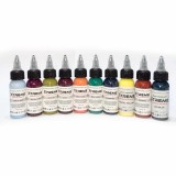 Set 10 Tusuri Colorate XTREME Ink - REACH Compliant, Vegan, Tatuaje, Diverse Culori
