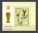 Romania.1981 C.M. de fotbal SPANIA-Bl. XR.860