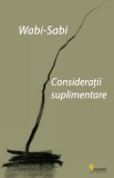 Cumpara ieftin Wabi-sabi. Considerații suplimentare - Paperback brosat - Leonard Koren - Vellant