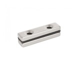Set placuta magnetica din neodim cu ghidaj pentru surub, 40 x 10 x 5 mm, 2 elemente, Geko G02423