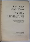 TEORIA LITERATURII de RENE WELLEK , AUSTIN WARREN , 1967 * EDITIE CARTONATA